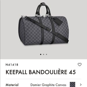 Keep all 54 Louis Vuitton Bag graphite